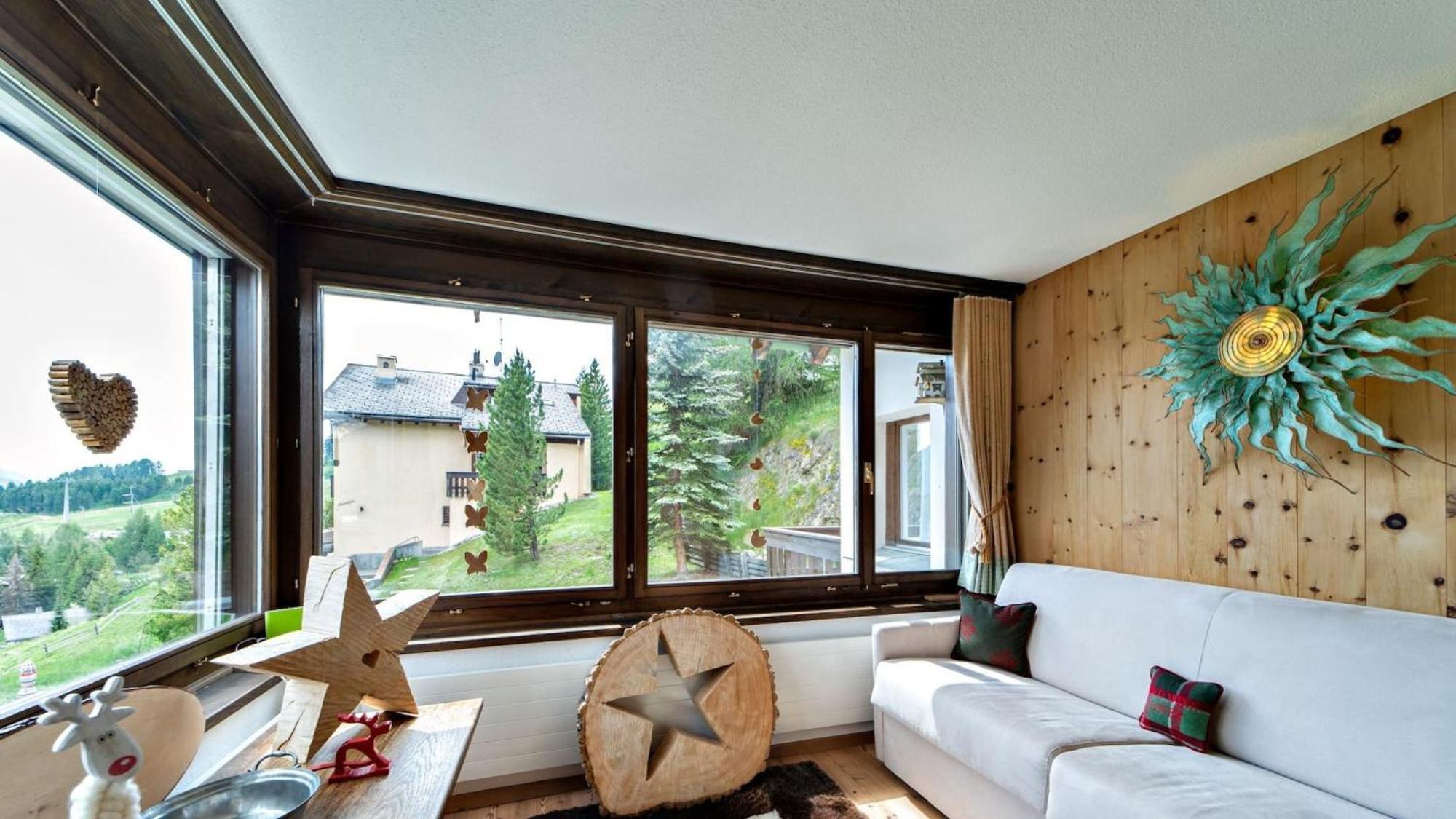 Chesa Flurigna - Zuoz Apartment Exterior photo
