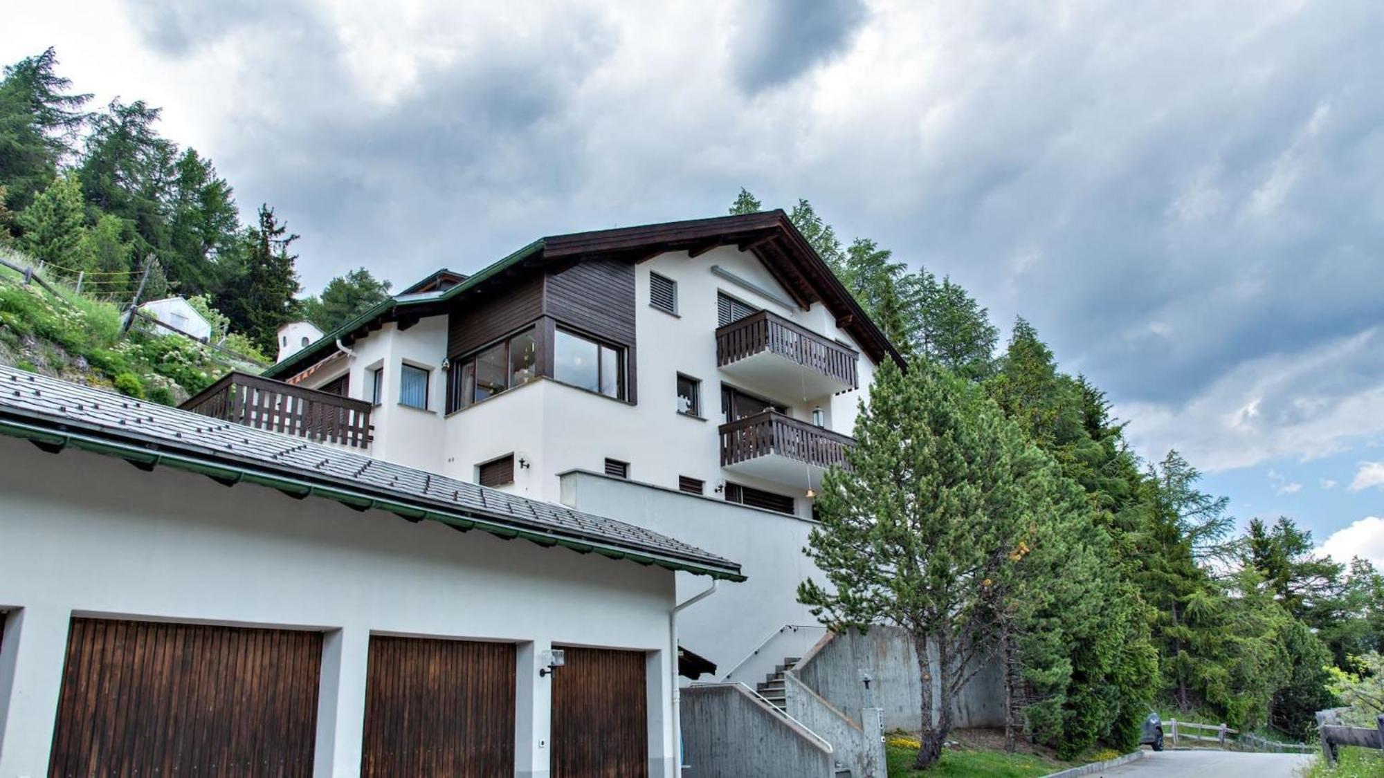 Chesa Flurigna - Zuoz Apartment Exterior photo